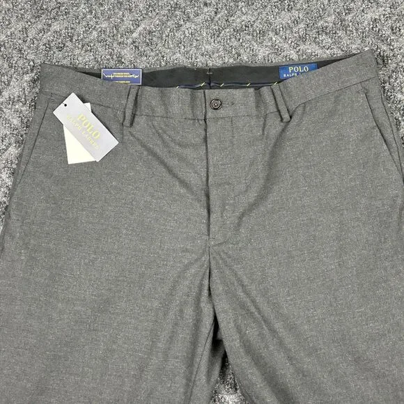 Polo Ralph Lauren Pants Men’s 36x32 Stretch Straight Fit Heather Gray NEW - Picture 2 of 9